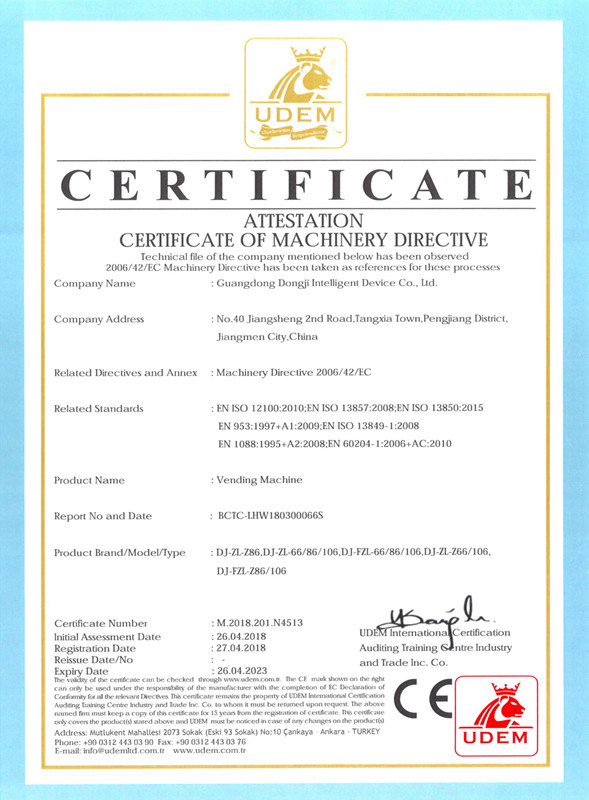 CE Certificate