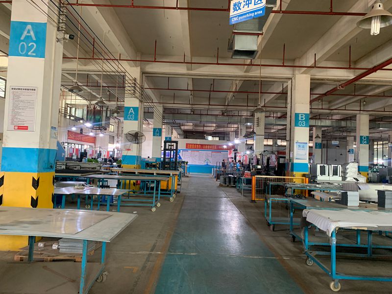 Factory floor interior