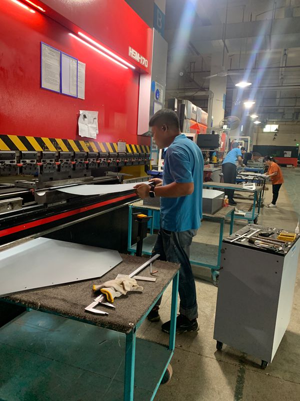 Factory metalwork